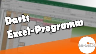 DartsSoftware  Vorstellung 99Darts ExcelProgramm  Darts Training  Trainingshilfe  deindartde [upl. by Gilliette]