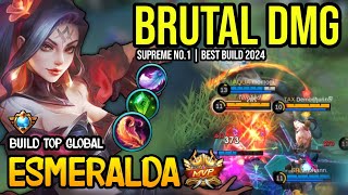 ESMERALDA BEST BUILD 2024  BUILD TOP GLOBAL ESMERALDA GAMEPLAY  MOBILE LEGENDS✓ [upl. by Ateekan]