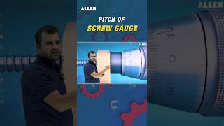 Screw Gauge Explained  Least Count and Zero Error  Pitch of the Screw Gauge  ALLENNEET shorts [upl. by Lienaj]