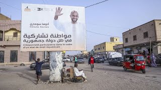 Mauritania votes to elect new president [upl. by Niuqram]