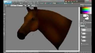 Deluxe Snafflez Horse with Corel Paint Shop Pro X2  Part 6 of 18 [upl. by Kreit]