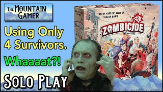 Solo Playthrough ➤ Zombicide 2nd Edition【ツ】Cooperative Horror Dungeon Crawler with Zombies [upl. by Aimik193]