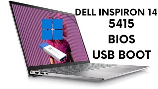 Dell Inspiron 14 5415 USB Boot And BIOS [upl. by Ecneralc811]