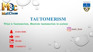 Tautomerism tautomer acetone ketoform enolform KTUS1S2Chemistry aminoacid enolate [upl. by Bushweller862]