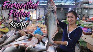 How To Make Fermented fish And Cooking  Fermented Fish Recipe  Prepare By Countryside Life TV [upl. by Ydnim211]