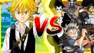 MELIODAS Nanatsu no Taizai VS TODO UNIVERSO DE BLACK CLOVER  DUELO MORTAL [upl. by Topliffe]