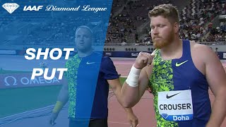 Ryan Crouser wins the Mens Shot Put competition in Doha  IAAF Diamond League 2019 [upl. by Kaya460]