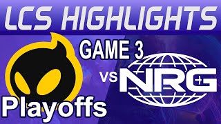 DIG vs NRG Highlights Game 3  LCS Summer 2024 Playoffs Round 1  Dignitas vs NRG Kia by Onivia [upl. by Bilat79]