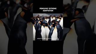 Penguins Amazing Huddling Strategy penguin animals survival shorts shortsfeed [upl. by Freeborn125]