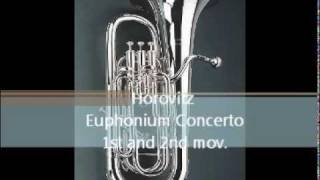 Horovitz Euphonium Concerto 1amp2 mov [upl. by Marabelle]