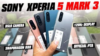 Sony Xperia 5 III Mark 3 First Review DSLR Camera 😍 Beast For Gaming in Mid Range [upl. by Amesari]