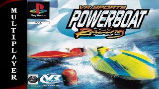 VR Sport Powerboat Racing PS1 Multijoueurmultiplayer [upl. by Anehs]