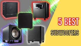 5 Best Subwoofers That You SHOULD CONSIDER in 2023 [upl. by Nwahsid]