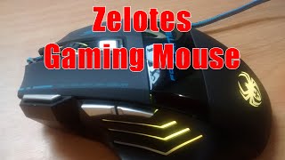 Zelotes 5500 DPI 7 Button LED Optical USB Wired Gaming Mouse [upl. by Fatimah74]