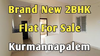 Brand New 2BHK Flat For Sale In Kurmannapalem  Very Near To Highway  Flat For Sale in Vadlapudi [upl. by Airdnna]