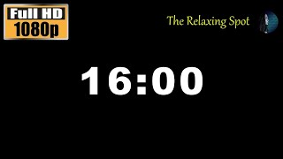 16 Minute Workout Timer with Cuckoo Alarm  Fitness Countdown 960 Seconds  No Music 1080p HD [upl. by Telrahc]