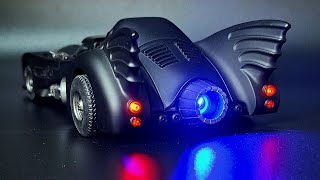 Unboxing of 1989 BatMobile 124 Diecast Scale Model [upl. by Ahsikal609]