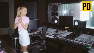 Ariana Grande  yes and  Studio footageFull the making of Yes and [upl. by Ahsuatal447]