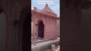 Stone temple temple for farmhouse temple designs  Temple construction पत्थर के मंदिर [upl. by Nylek]