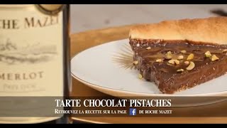 Recette de Papilles amp Pupilles  Tarte chocolat pistaches [upl. by Eimoan630]