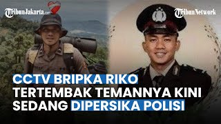 CCTV Bripka Riko Tertembak Temannya Viral Kini Sedang Dipersika Polisi [upl. by Oraneg]