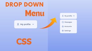 Dropdown Menu Using HTML CSS amp JavaScript [upl. by Ciro869]