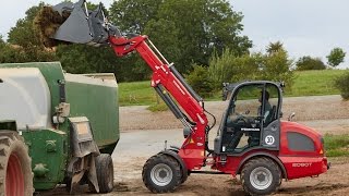 Weidemann – Hoftrac® 1880 Radlader 2080T und 3080 Einsatz in der Landwirtschaft [upl. by Hahsi]