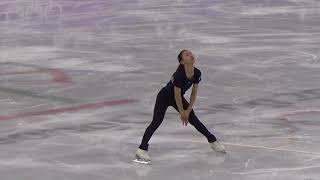 Kaori Sakamoto Olympic Fs practice  Pyeongchang 2018 22022018 [upl. by Ennad]