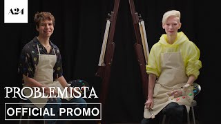 Problemista  Tilda Swinton amp Julio Torres Paint Eggs  A24 [upl. by Grefe]