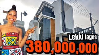 Inside a 375000000 mansion in lekkiHOUSE TOUR [upl. by Anniken]