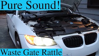 2 Minutes of Waste Gate Rattle 30FF N54 335i E92 [upl. by Swiercz]