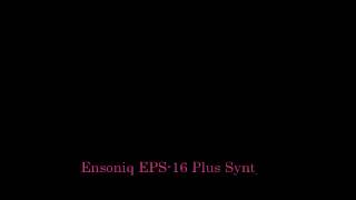 Ensoniq EPS16 Plus Synthesis Creating sounds without sampling [upl. by Aidnyc]