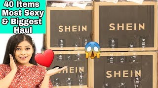 40 Items from Shein Most Sexy amp BIGGEST Shein Haul Ever😱Every Girl Should Watch ThisBe Natural [upl. by Kirtley]