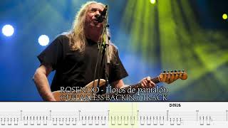 ROSENDO  Flojos de pantalón GUITARLESS BACKING TRACK  TAB [upl. by Ajit]