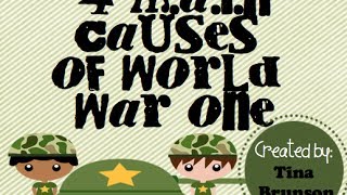 MAIN Causes of WWI [upl. by Notslar]