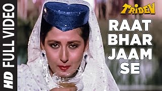 Raat Bhar Jaam Se  Full Video Song  Tridev  Alisha Chinoy  Anand Bakshi  Sunny Deol Sonam [upl. by Drannel376]