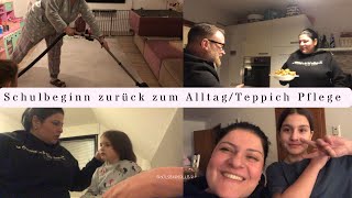 Schulbeginn zurück zum Alltag  Ferien Ende  Teppich Pflege  Arzt Besuch  Vlog [upl. by Stacia491]