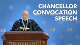 Chancellor Convocation Speech  Fall 2017 [upl. by Etiam864]