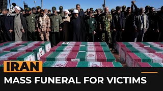 Mass funeral held for blast victims in Iran  Al Jazeera Newsfeed [upl. by Nabois]