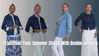 Transition Your Summer Styles With A Denim Jacket [upl. by Aihsei]