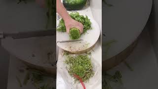 Amazing Green Vegetables Cutting Skills [upl. by Brandtr]