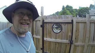 AdjustAGate Fast Garden Gate Install Adding a gate to the veggie garden with an adjust a gate [upl. by Liagibba]