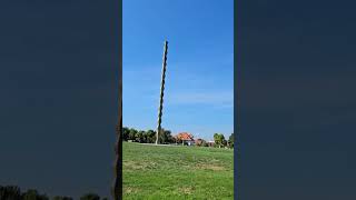 Endless Column by Constantin Brancusi located in Targu Jiu Romania [upl. by Eneleh120]