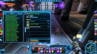 SWTOR Biochem Leveling Guide and How I Make Dem Credits at LVL 50 [upl. by Ativoj]