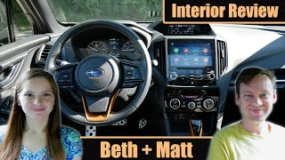 2022 Subaru Forester Interior Review Beth  Matt [upl. by Ngo]