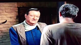 El Dorado 1967 John Wayne Robert Mitchum James Caan Mitchum Sobered Up Hat Scene [upl. by Ki42]