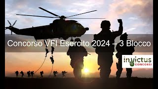 Pubblicato il bando del Concorso per 2000 VFI Esercito 2024 – 3 terzo Blocco [upl. by Fishbein]