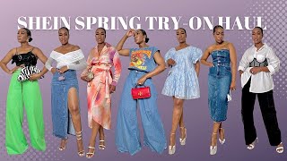 SHEIN SPRING TRYON HAUL 2023  What To Wear Now  KASS STYLZ [upl. by Jauch812]