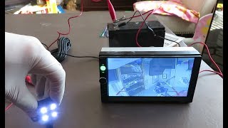 How to Wire a Low Cost DoubleDin Head Unit with BackUp Camera Carzin and More [upl. by Adnyleb210]