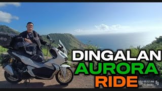 GABALDON DINGALAN AURORA COUPLE RIDE BIRTHDAY RIDE PART 1 MOTOVLOG HONDA ADV [upl. by Laeno]